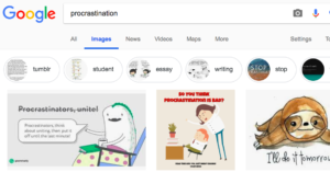 procrastination画像検索