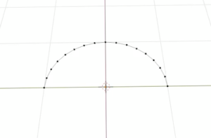 blender circle半分